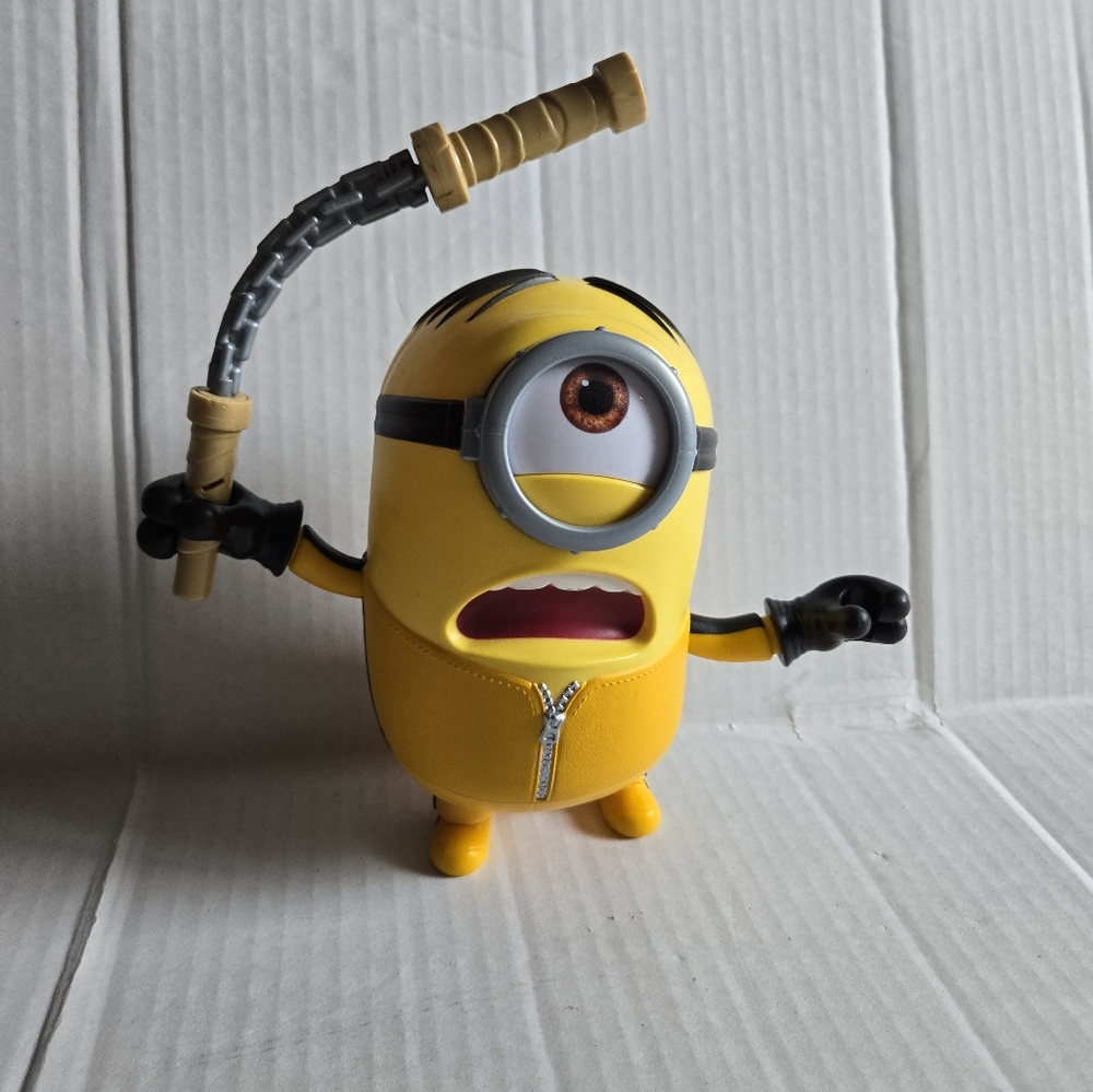 Mattel Minions: The Rise of Gru Mighty Minions Stuart Kung Fu Action Toy